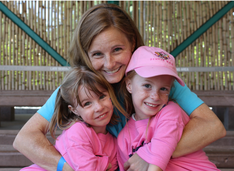 Happy Mother and daughters