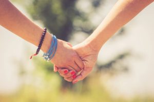 holding hands, empathy