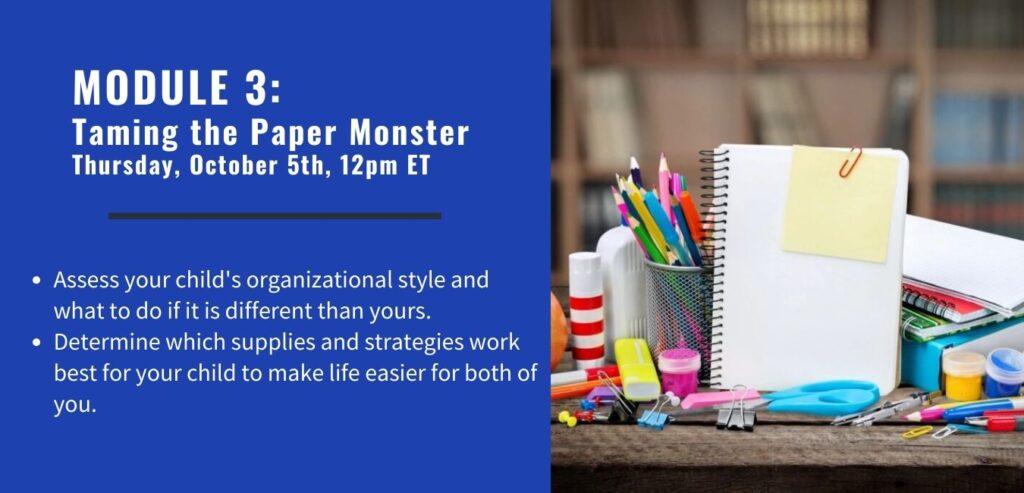 Module 3 Taming the Paper Monster
Thursday, October 5th, 2023 12noon ET
